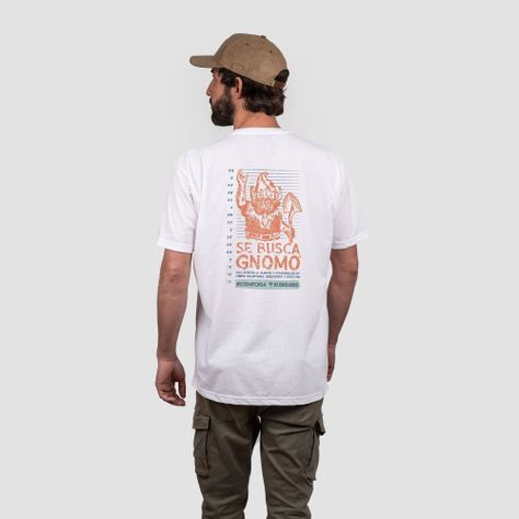 Polera B-2 Blanca Hombre Gnomo-1