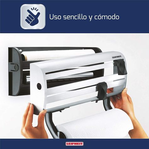 Portarollos de pared inox Leifheit -1