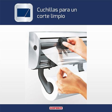 Portarollos de pared inox Leifheit -2