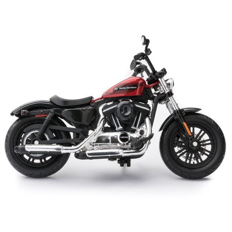 Moto coleccionable Harley Davidson Modelo 2018 Forty-Eight Special rojo-1