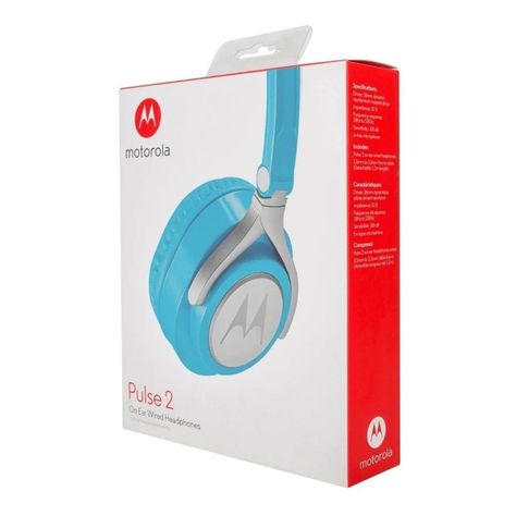  Audifono Motorola Pulse 2 Con Manos Libres Azul-2