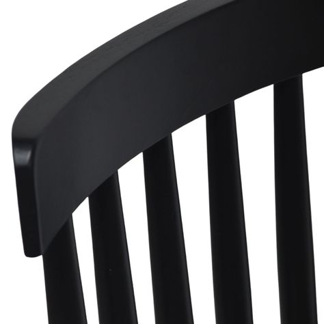 Silla Windsor madera de teca negro-3