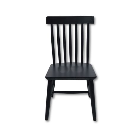 Silla Windsor madera de teca negro-0
