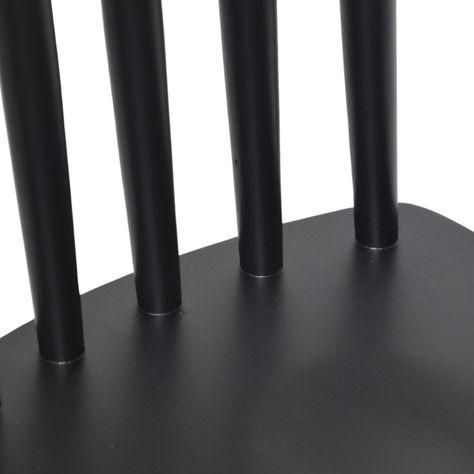 Silla Windsor madera de teca negro-4