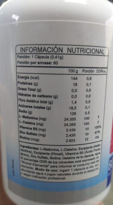 Biotina Plus   60 Cápsulas - FNL-1