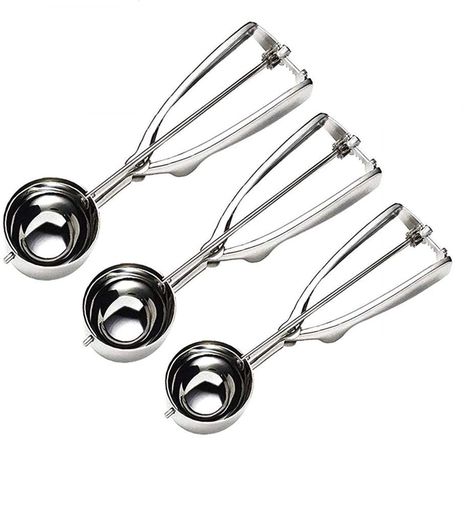Pack X3 Cucharas Helado Cuchara Helado Cuchara De Helado 6cm -1