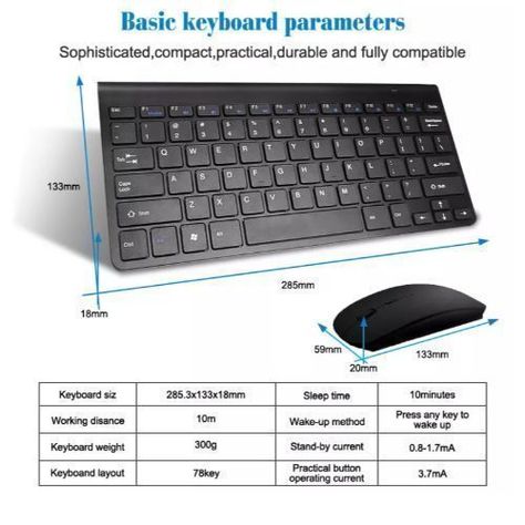 SET TECLADO  MOUSE K908 NEGRO-1