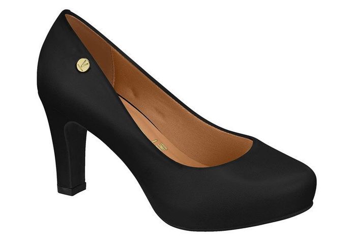 Zapato Mujer Taco Cuadrado Negro 1840-301- Vizzano-0