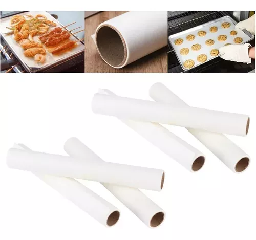 6 Rollos De Papel Mantequilla Papel Para Hornear Papel De 5m-0