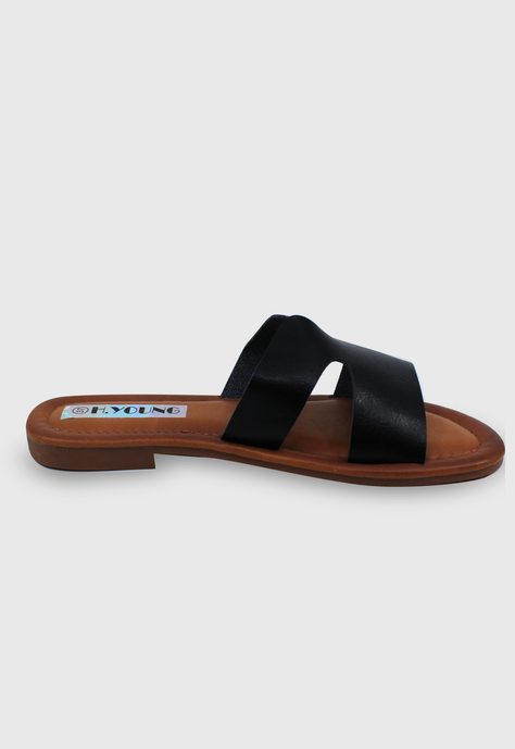 Sandalia Dixty negro Stylo Shoes-0