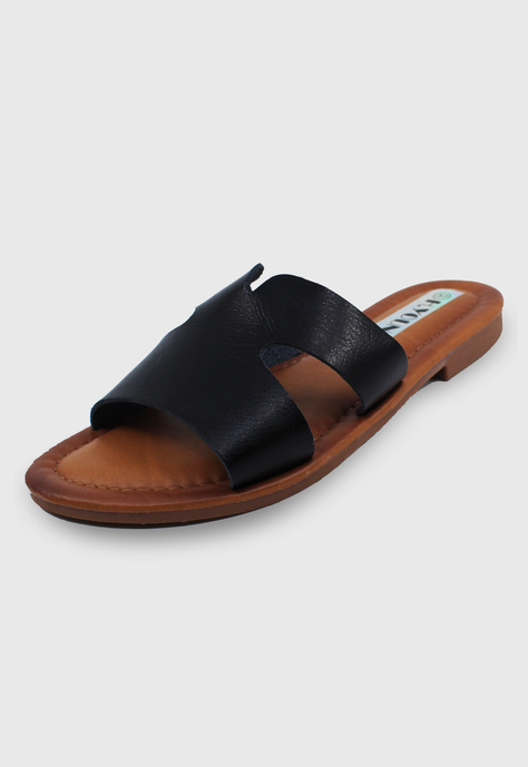 Sandalia Dixty negro Stylo Shoes-2