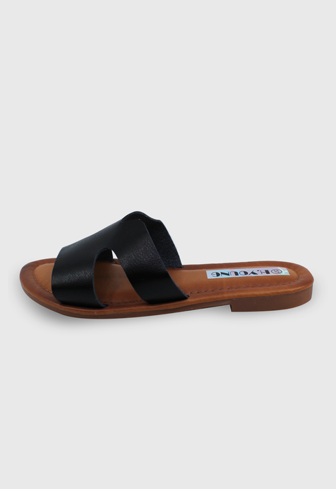 Sandalia Dixty negro Stylo Shoes-3