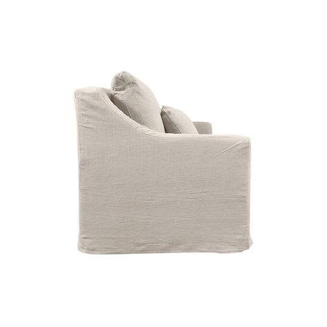 Sofá Lircay Chenille Hueso 3C-1