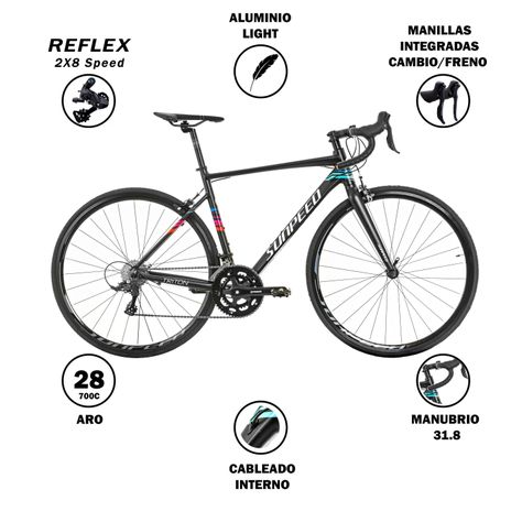 Bicicleta Sunpeed Ruta Triton Negra 50 (M)-1