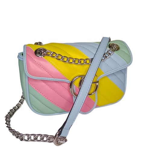 Cartera bandolera acolchada-0