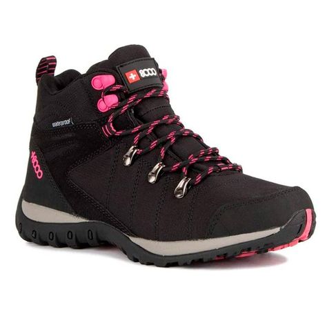 BOTÍN +8000 MUJER TAVOS NEGRO FUCSIA-0