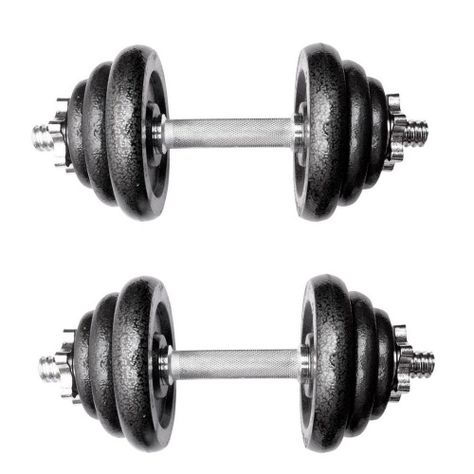 Set de Mancuernas 20kg con Maleta Ironfit-1