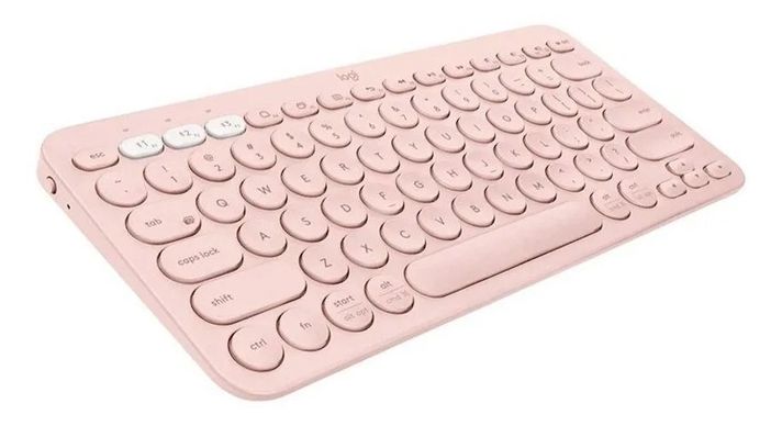 Teclado bluetooth Logitech K380 QWERTY español color rosa-1