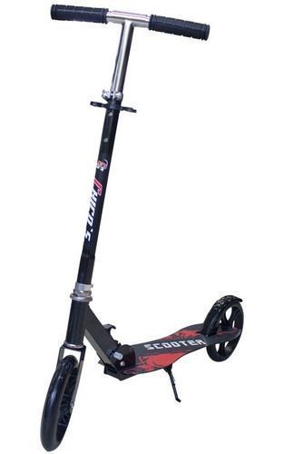 Scooter Metálico Edad 8 A 17 Resistente Ajustable Unisex-0