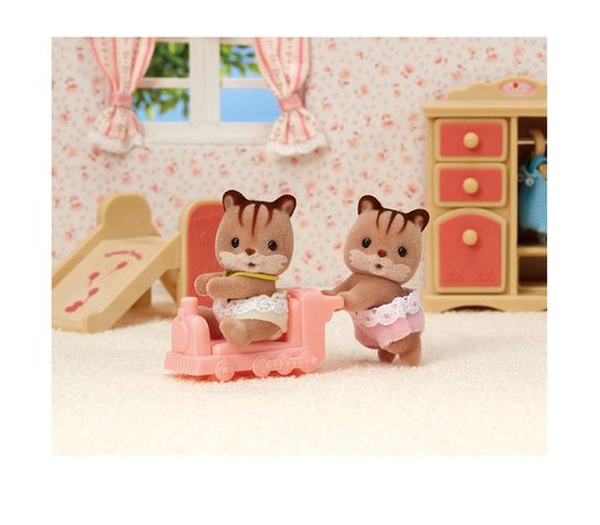 Ardillas mellizas bebés walnut sylvanian families 5421 -2