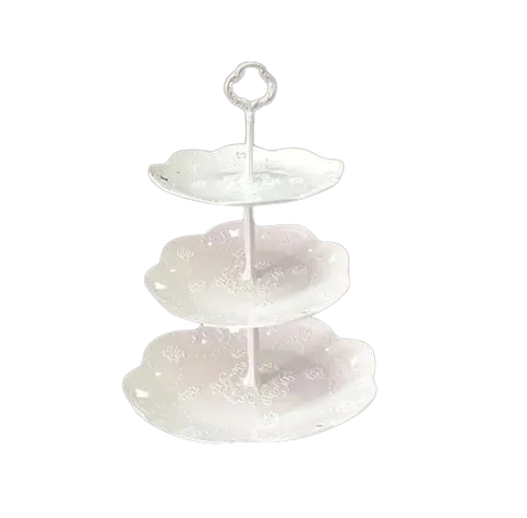 Porta Torta Porta Cupcakes Porta Cupcake Torre Porta Cupcake redondo  (110650) BLANCO-0