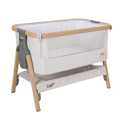 Cuna colecho Cozee color roble/gris plata-0