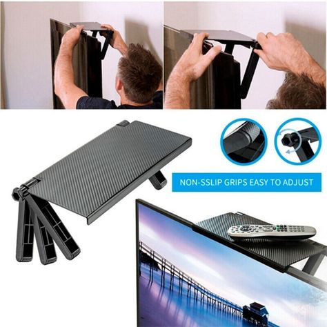Soporte Tv Repisa Plegable Plataforma Televisor Ajustable-7