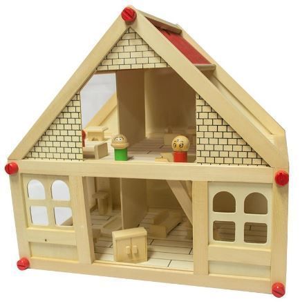 Casa Muñeca Juguete Madera-0