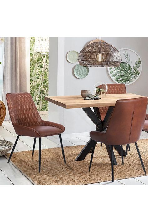 Pack 2 Sillas de Comedor Breton Café-1