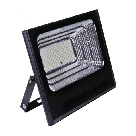 Foco Proyector LED 100W Con Panel Solar y Control Remoto-2