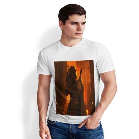 Polera Manga Corta Star Wars - The Mandalorian D7-2