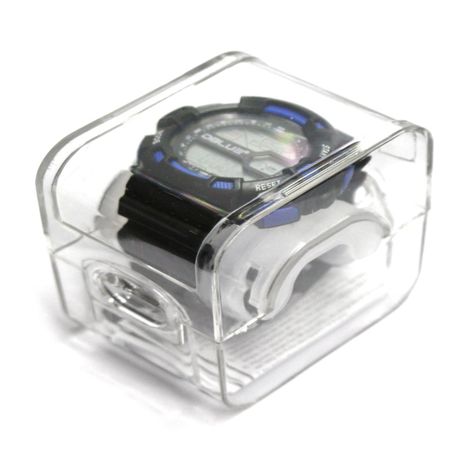 Reloj Digital Deportivo Pantalla Led Funcion Alarma Azul Dblue-1