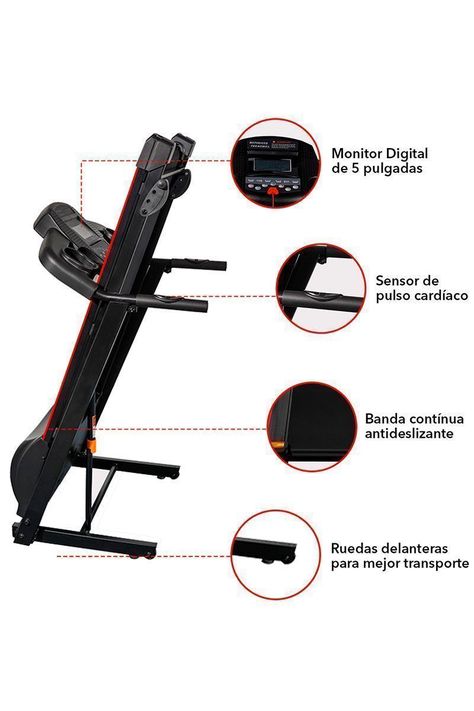 Trotadora Eléctrica DJ-400 Inclinación Manual-3