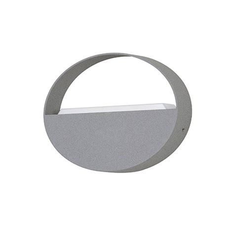 Apliqué Redondo LED Gris 4W-0