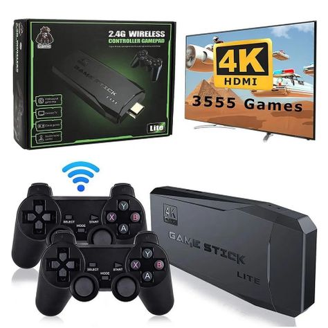 Consola de Videojuegos 2 Controles Inalámbricos-1