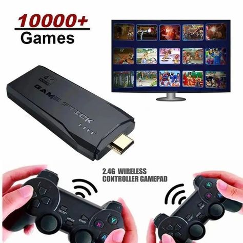 Consola de Videojuegos 2 Controles Inalámbricos-2