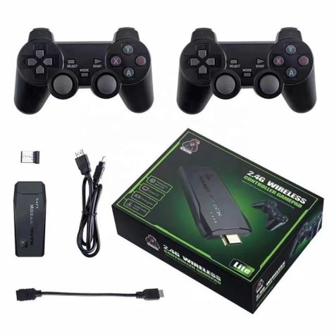 Consola de Videojuegos 2 Controles Inalámbricos-4