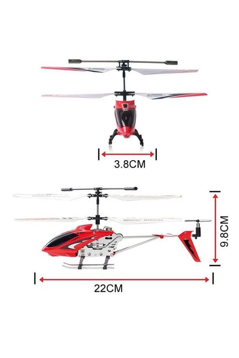 Mini Helicoptero Syma S107g Rojo 2.4g 3.5 Ch Rc-4