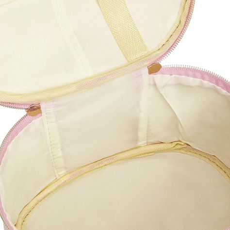 Bolso Cosmetiquero Para Maquillaje Rosado con Dorado-2