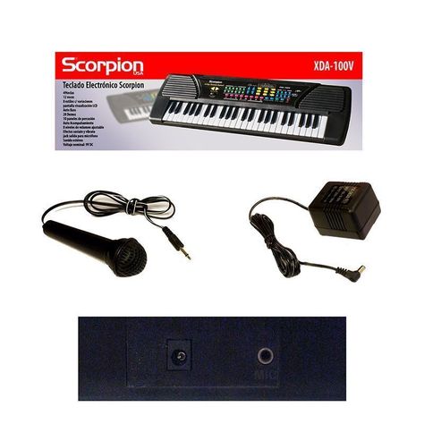 TECLADO 49 TECLAS MOD.XDA-100V SCORPION-1