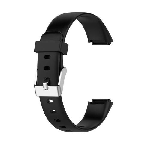 Correa Silicona Compatible Fitbit Luxe  15,4mm Negro-0