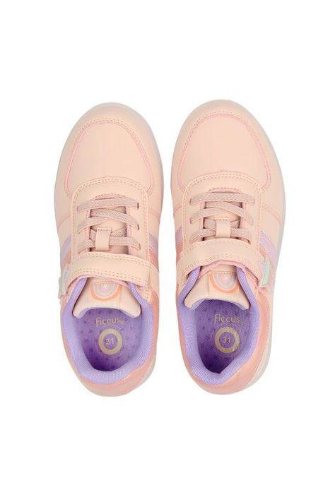 Zapatilla led velcro powerlight correr niña 955-2