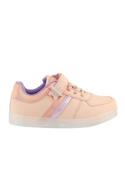 Zapatilla led velcro powerlight correr niña 955-0