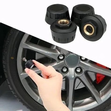 Sistema Monitoreo Presión Neumáticos Auto Carga Solar Tpms-1