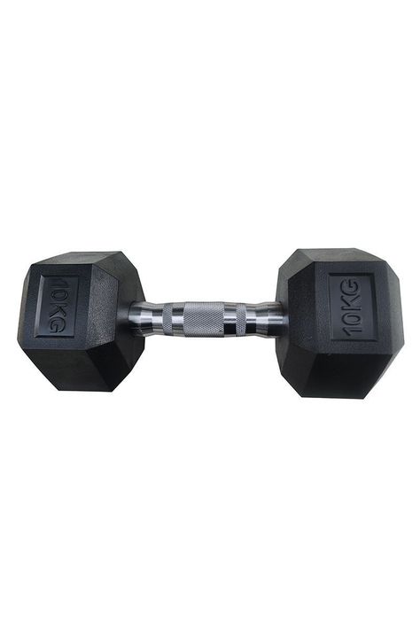 Mancuerna Hexagonal 10 Kg Negro-0