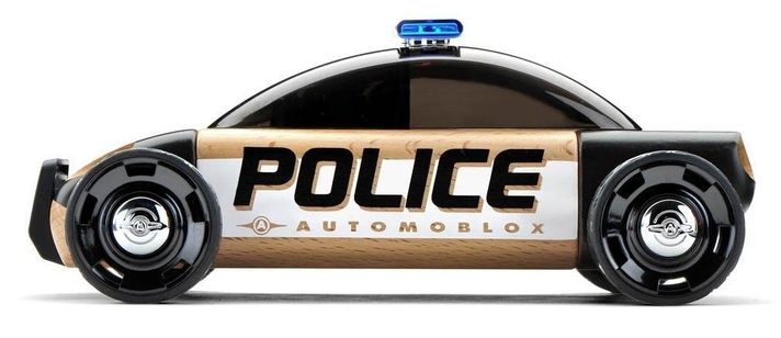 Automoblox S9 patrulla de policía, negro-4