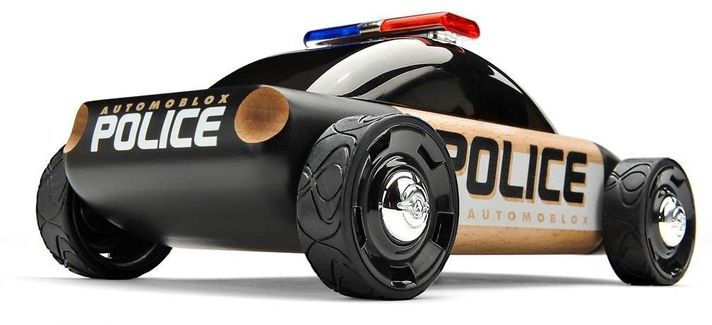 Automoblox S9 patrulla de policía, negro-1
