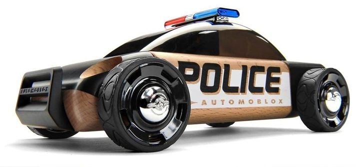 Automoblox S9 patrulla de policía, negro-0