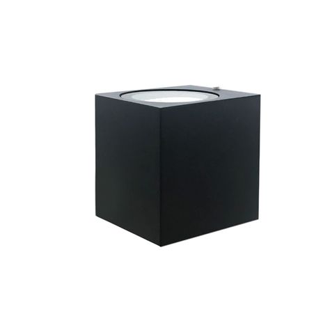 Apliqué Simple Porta GU-10 Cuadrado Kapelle Incluye Ampolleta Cálida-1