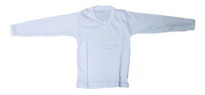 Pack 3 Camisetas Blancas Niño Algodón Manga Larga-2